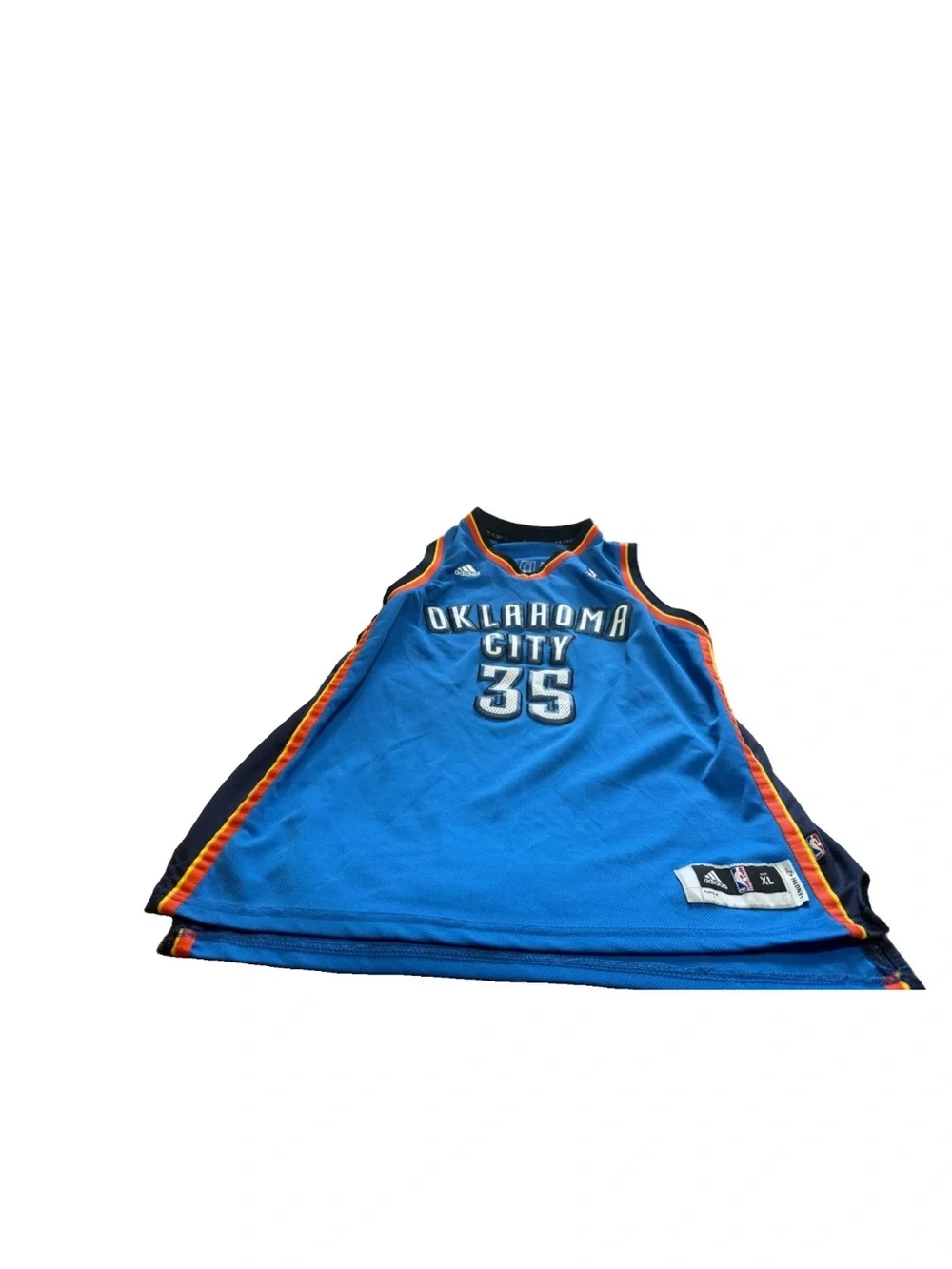 Adidas NBA Oklahoma City Thunder Kevin Durant #35 Basketball Jersey Men’s XL